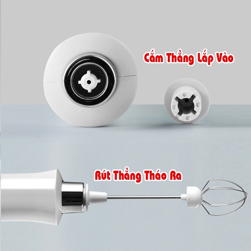 Ảnh Máy tạo bọt cà phê, Sipanic đa năng đánh trứng tạo bọt cafe pin sạc tặng kèm giá đỡ 3
