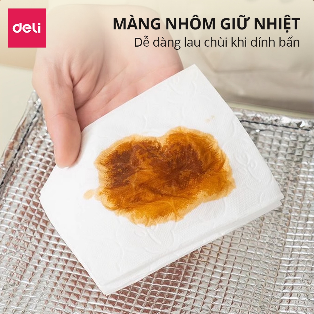 Túi Đựng Hộp Cơm Giữ Nhiệt Chống Thấm Nước Deli, Túi Giữ Nhiệt Đựng Hộp Cơm Văn Phòng Cao Cấp