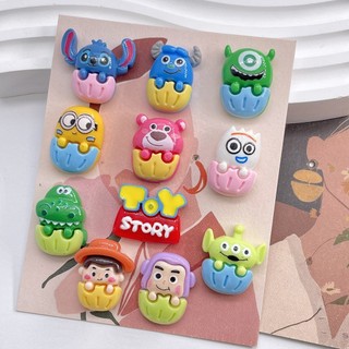 MEOWU Charm dán dễ thương, sticker nổi trang trí đồ dùng học tập laptop, điện thoại Minion