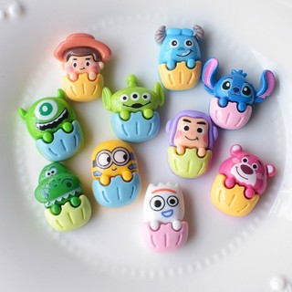 MEOWU Charm dán dễ thương, sticker nổi trang trí đồ dùng học tập laptop, điện thoại Minion