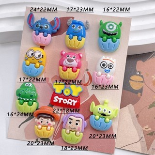 MEOWU Charm dán dễ thương, sticker nổi trang trí đồ dùng học tập laptop, điện thoại Minion