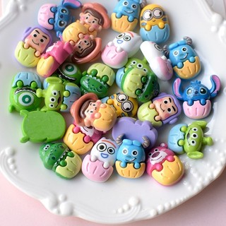 MEOWU Charm dán dễ thương, sticker nổi trang trí đồ dùng học tập laptop, điện thoại Minion