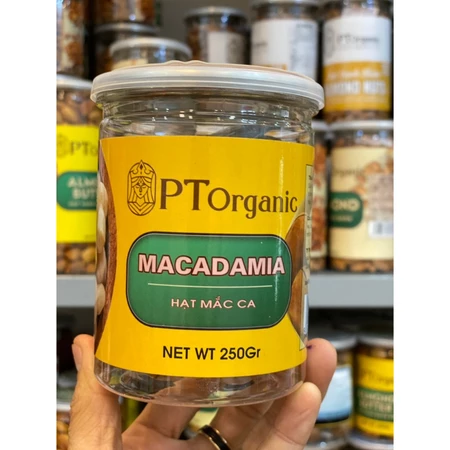 HẠT MACCA ÚC NỨT VỎ PT - HŨ PET 500G