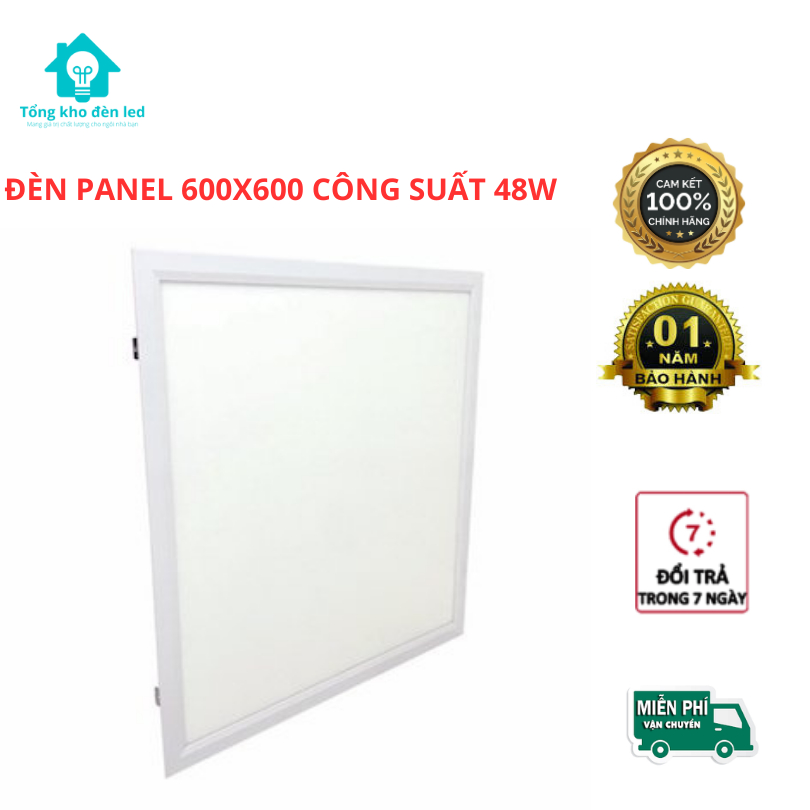Đèn led panel 600x600 48W âm trần | Shopee Việt Nam