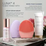 Máy rửa mặt FOREO LUNA 4 cao cấp được chứng minh lầm sàng làm sạch sâu mát-xa trẻ hoá da bằng sóng âm T-sonic phiên bản cho da thường — ảnh 8