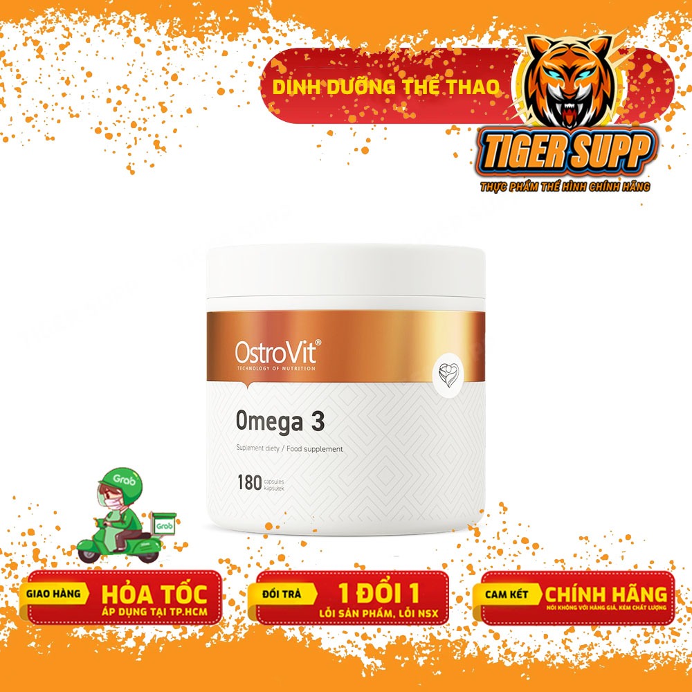 [Freeship] Ostrovit Omega3 Dầu Cá Fish Oil, Hỗ trợ xương khớp, tăng cường sức khỏe toàn diện - Chính hãng