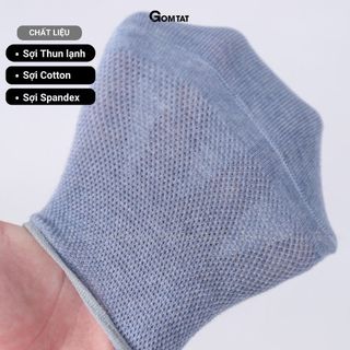 [TẤT LƯỜI MÙA HÈ] Tất lười nam cao cấp có đệm chống tuột gót GOMTAT, vớ ngắn nam chất cotton mềm mại - MIA-1402-1DOI