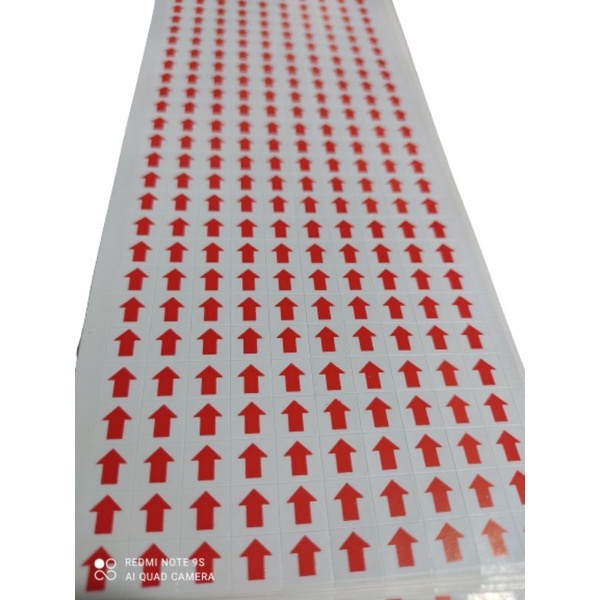 COMBO 10 tờ Tem mũi tên sticker, giấy dán lỗi mũi tên (1 tờ có 300 tem ...