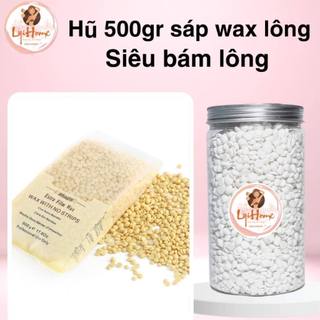 [CHE TÊN] Hũ 500g Sáp Wax Lông Nóng Cao Cấp LYIHOME Siêu Bám Lông Chuyên Wax Bikini, Nách, Body Toàn Thân
