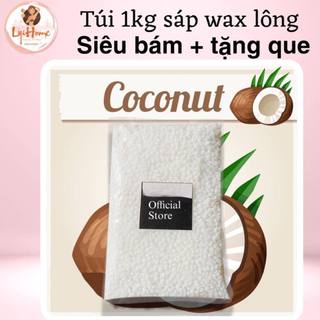[CHE TÊN] 1kg Sáp tẩy wax lông nóng cao cấp siêu bám lông tẩy sạch lông đa vùng lành tính Lyihome