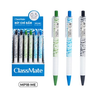 Bút Chì Bấm 0.5mm CLASSMATE Nét Bút Mịn, Đậm, Đầu Bút Thiết Kế Quai Cài Tiện Lợi MP18-ME