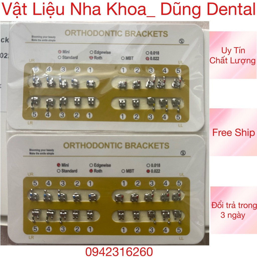 Bộ mắc cài thép vỉ giấy _ Nha Khoa | Shopee Việt Nam