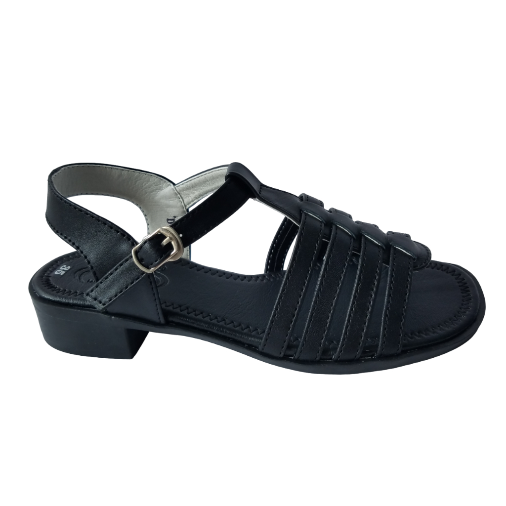Giày Sandal Cao Gót Nữ Da Bò Thật BIGGBEN Cao 4 Phân HKD757