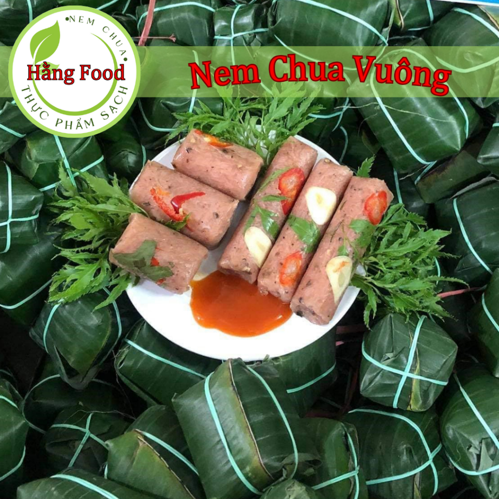 Nem Chua Vuông Thanh Hóa gói 10 cái - Hằng Food | Shopee Việt Nam