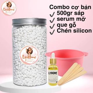 [CHE TÊN] Combo 500gr sáp wax lông Cao Cấp  Lyihome Siêu Bám Lông Chuyên Dùng Cho vùng nách tay chân bikini