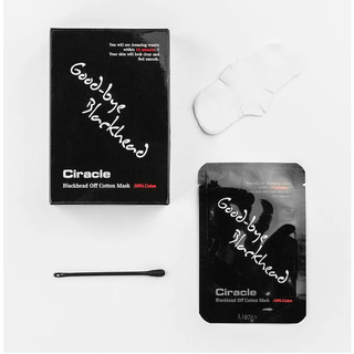 Mặt Nạ Giảm Mụn Đầu Đen Ciracle Blackhead Off Cotton Mask (5ml/miếng)