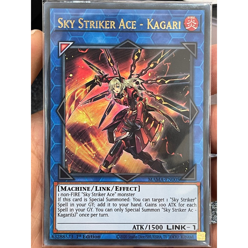 Sky Striker Ace - Zeke - MAMA-EN008 - Ultra Rare - 1st Edition – Yu-Gi-Oh! TCG Single Card From Magnificent Mavens