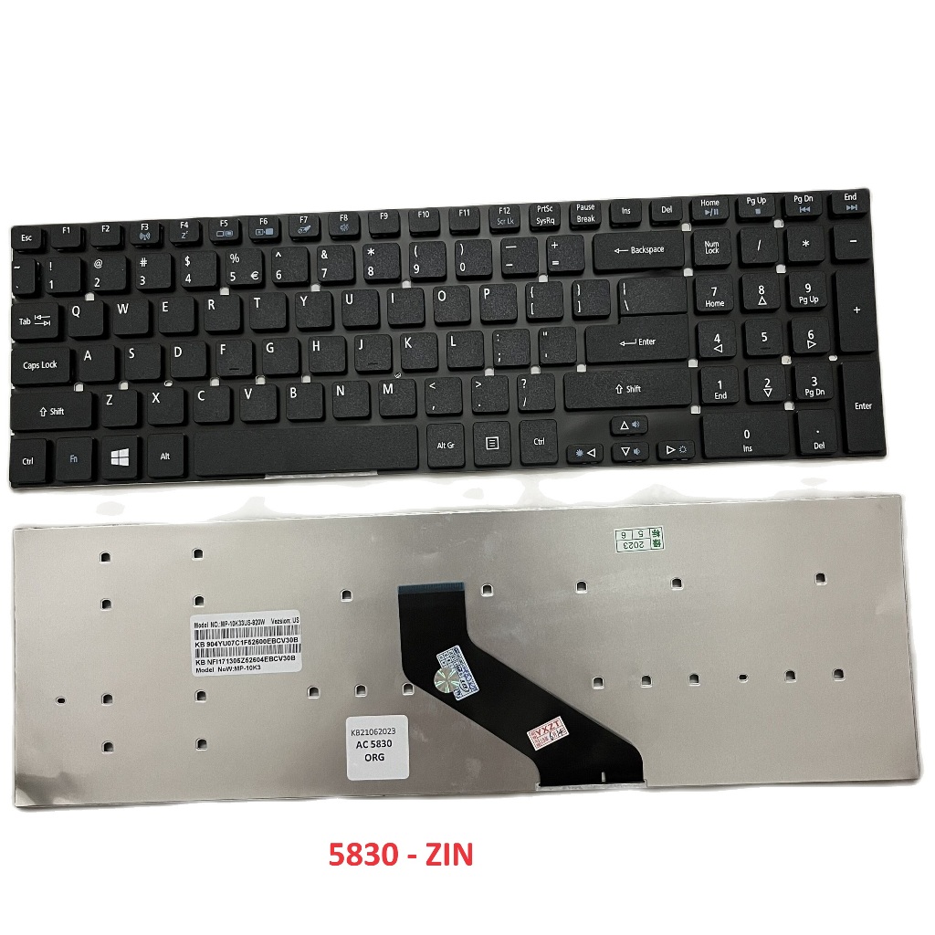 Teclado De Repuesto Para Acer Aspire V3-551 V3-731 V3-571 V3-571G V3-771 V3-771G, Diseño De EE. UU. Color Negro