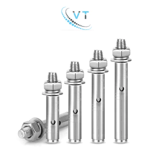 Bulong Tắc Kê Nở Inox 304 (Nở Rút) M6 M8 M10 M12 - Đủ Size 5cm đến 12cm - Tắc Kê Sắt Không Gỉ Chống Ăn Mòn Cao Cấp