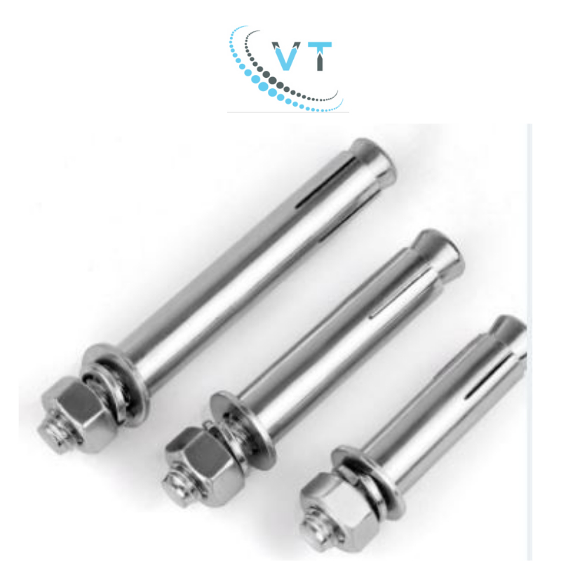 Bulong Tắc Kê Nở Inox 304 (Nở Rút) M6 M8 M10 M12 - Đủ Size 5cm đến 12cm - Tắc Kê Sắt Không Gỉ Chống Ăn Mòn Cao Cấp
