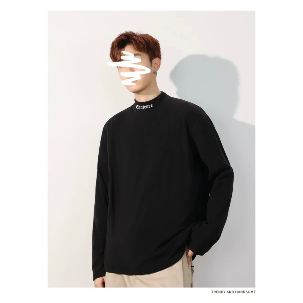 Áo thun Tay dài Cổ cao CHNIEURE TSP Unisex
