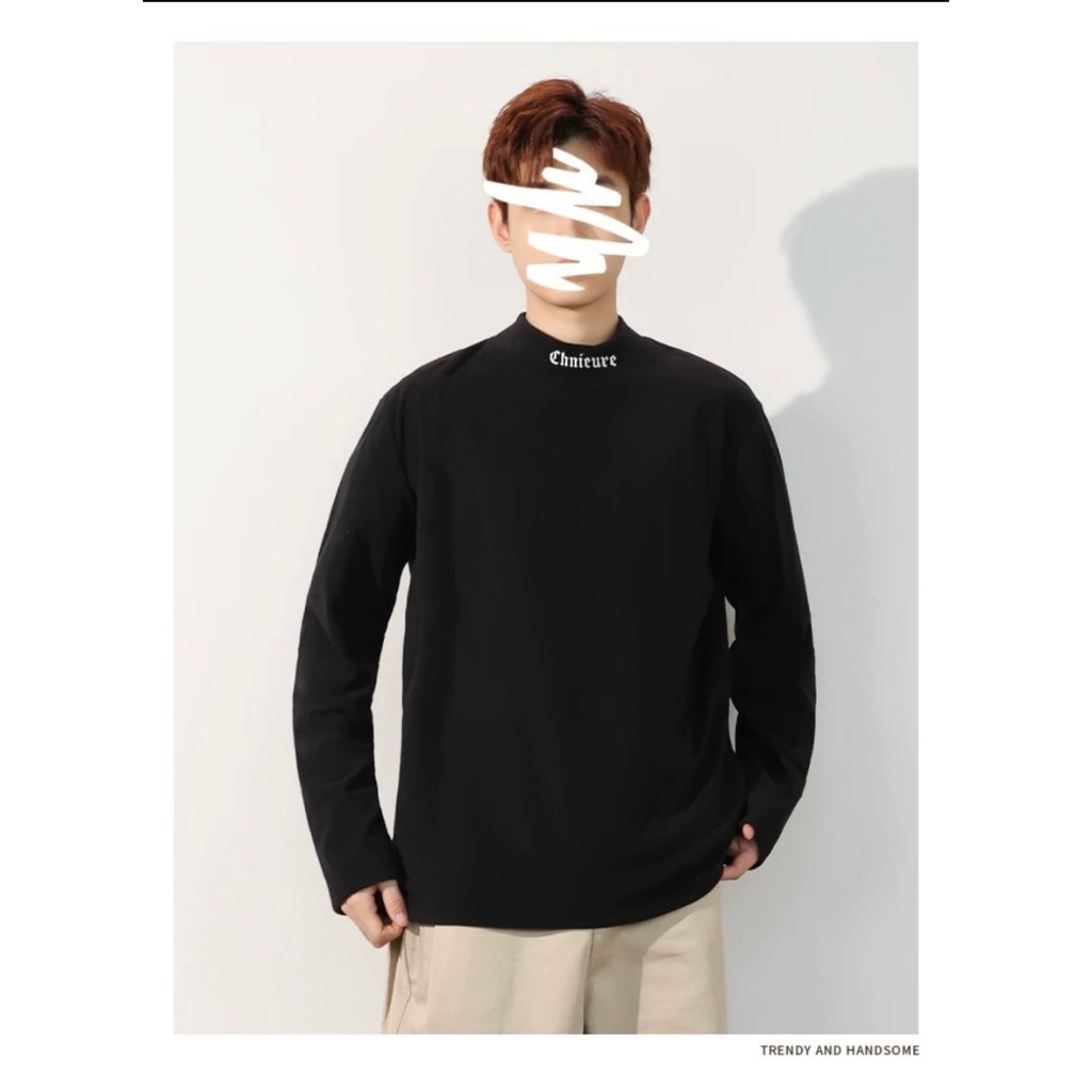Áo thun Tay dài Cổ cao CHNIEURE TSP Unisex