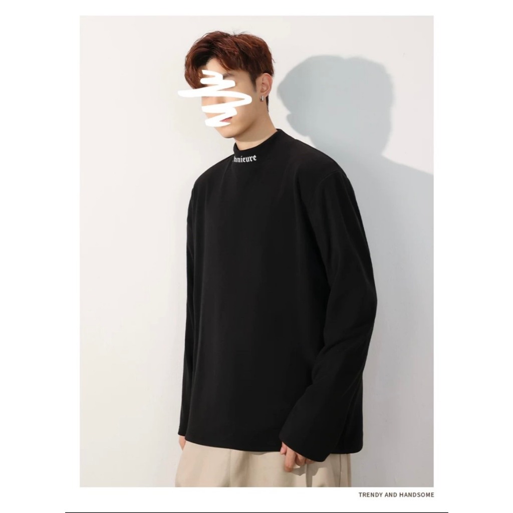 Áo thun Tay dài Cổ cao CHNIEURE TSP Unisex