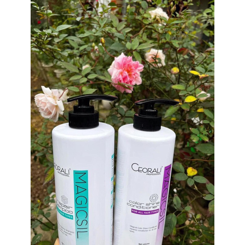 Cặp dầu gội xả Ceorali Magicsil 720ml siêu mềm mượt, lưu hương dài lâu