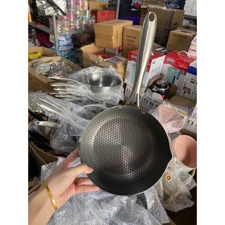 QUÁNH CHẢO TỔ ONG SÂU LÒNG SIZE 18 CM DÙNG CHO MỌI LOẠI BẾP (hàng tốt)