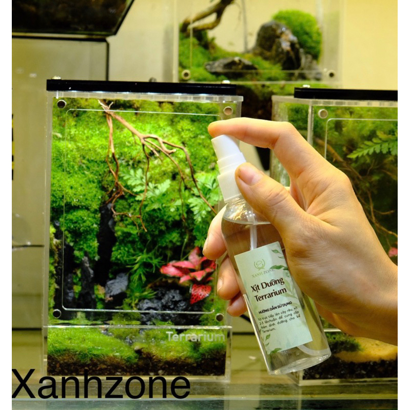 Xịt chống mốc cho bể terrarium, cung cấp thêm vi sinh cho rêu, bể ...