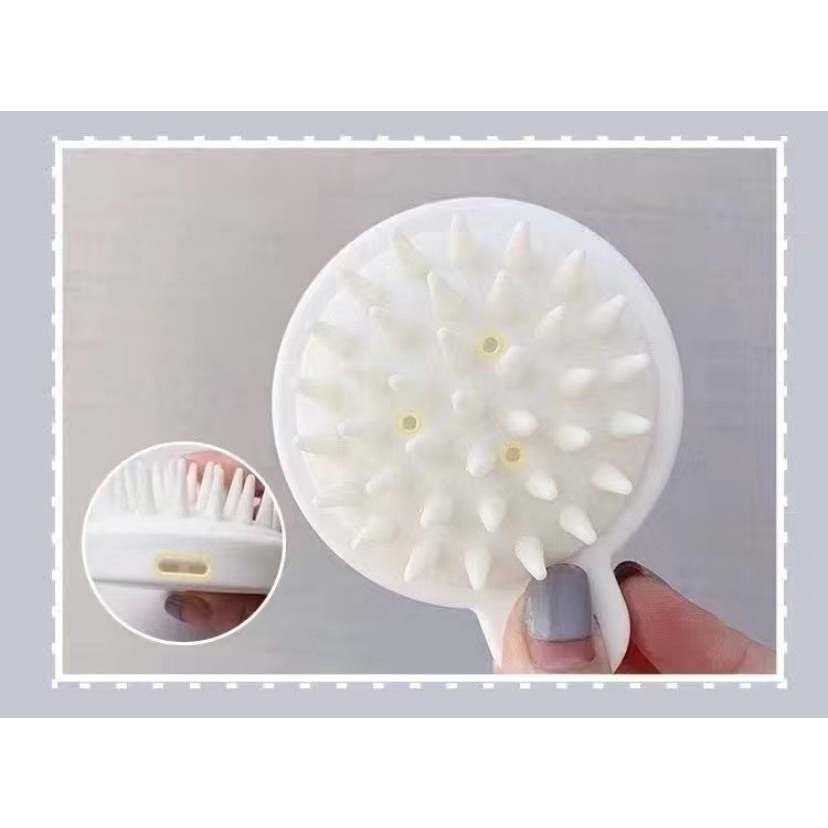 Lược Gội Đầu Silicon Mềm Massage Thư Giãn Da Đầu, Giảm Rụng Tóc Dễ Dùng Dễ Vệ Sinh LGD01