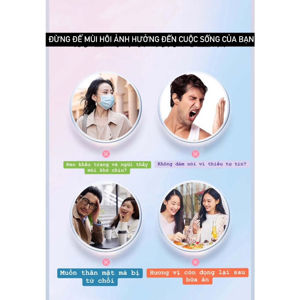 [ƯU ĐÃI] Xịt Thơm Miệng CUIJU Hoa Quả Thơm Miệng Sạch Sẽ Thơm Lâu Có 5 Mùi Vị Lựa Chọn XTM01