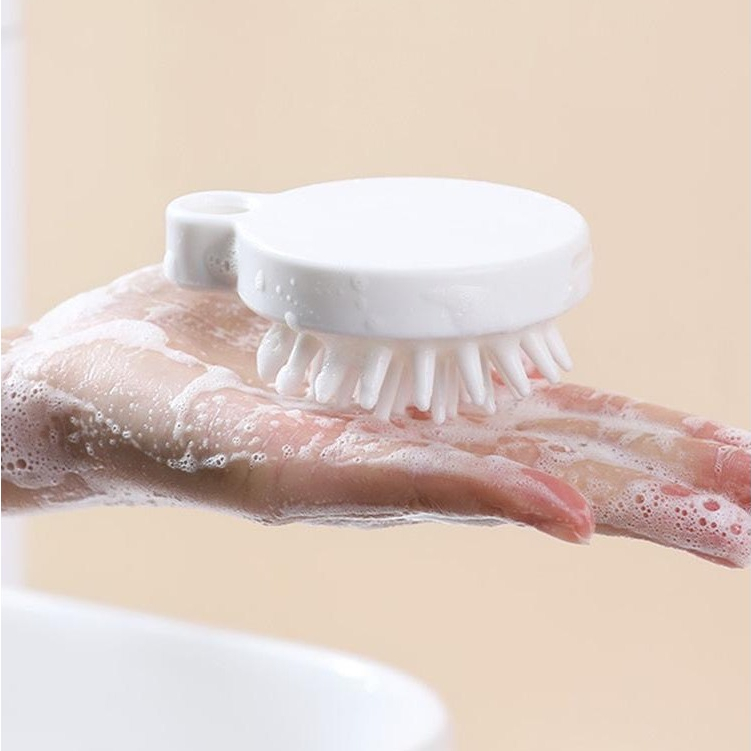 Lược Gội Đầu Silicon Mềm Massage Thư Giãn Da Đầu, Giảm Rụng Tóc Dễ Dùng Dễ Vệ Sinh LGD01