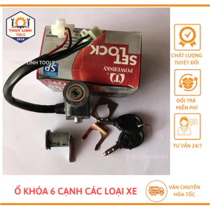 Ổ khóa 6 cạnh Wave/SI/Ju/RSX/Ws110/RS/Dream,ổ khóa chống trộm 6 cạnh Thùy Linh Tools