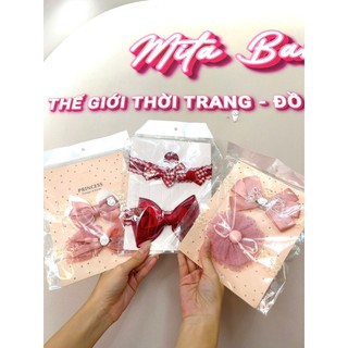 SET 2 TURBAN CHO BÉ GÁI SIÊU ĐẸP CHẤT COTTON CO GIÃN - MỀM MỊN-ĐÁNG YÊU