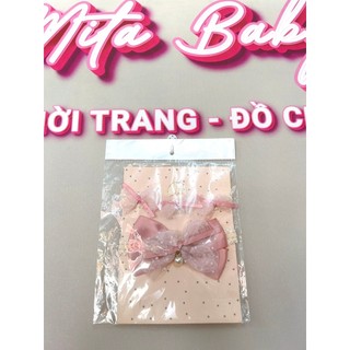 SET 2 TURBAN CHO BÉ GÁI SIÊU ĐẸP CHẤT COTTON CO GIÃN - MỀM MỊN-ĐÁNG YÊU