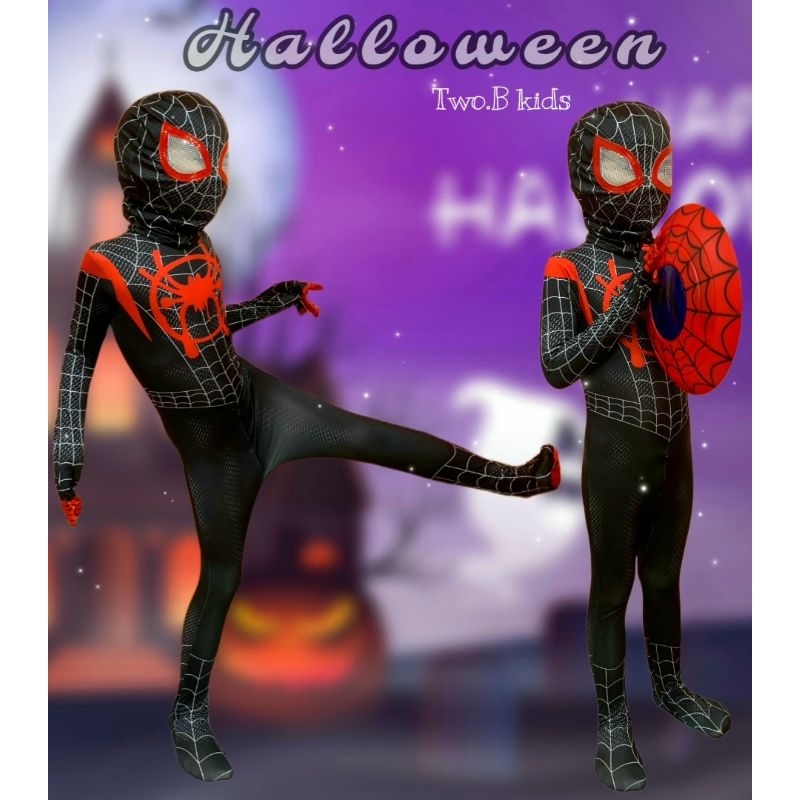 Bộ cosplay Spiderman thun mỏng cao cấp