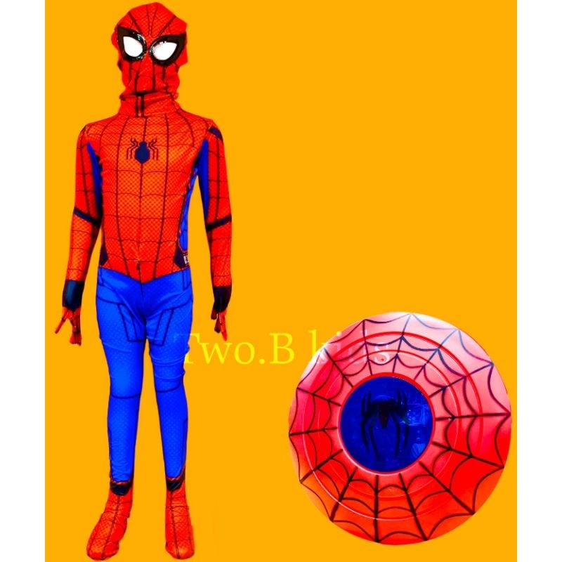 Bộ cosplay Spiderman liền cao cấp cho bé trai
