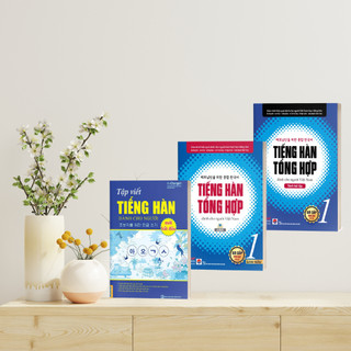 Sách - Combo Tiếng Hàn Tổng Hợp Sơ Cấp 1 (Giáo Trình + Sách Bài tập) Và Vở Tập Viết Tiếng Hàn