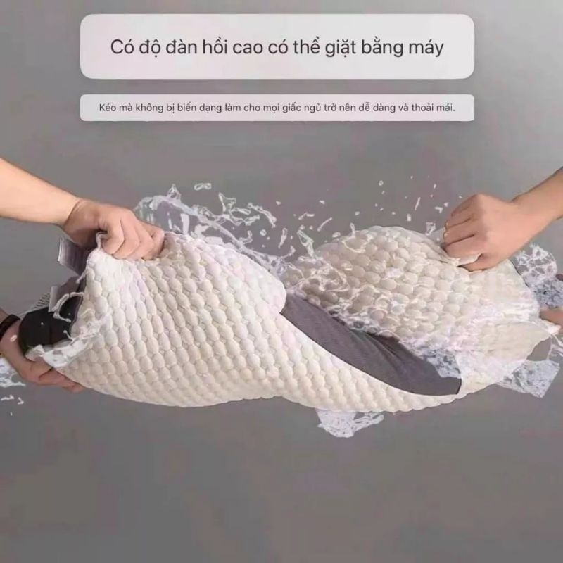 Gối Massage Chống Đau Cổ Vai Gáy Hàng Cao Cấp – Gối Spa Massage Chống Ngáy, Chống Đau Vai Gáy Giúp Ngủ Ngon