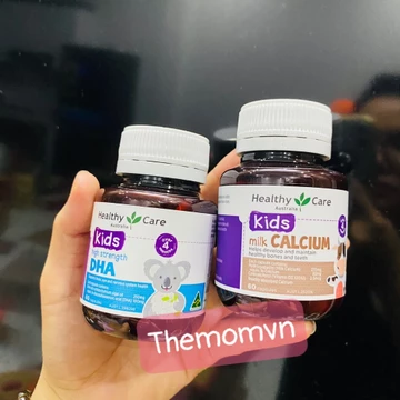Canxi Milk Calcium + DHA Healthy care, bổ sung canxi và DHA cho bé, Mẫu mới