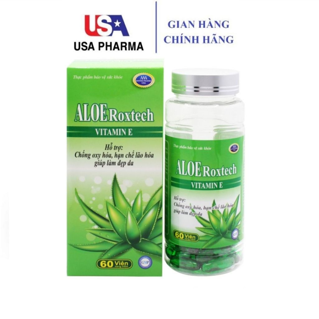 Viên uống lô hội Aloe Roxtech Giúp chống lão hóa da, sáng mịn da, dưỡng ...