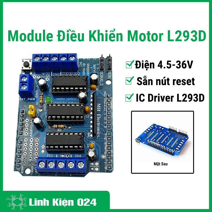 Module đều khiển động cơ L293D | Shopee Việt Nam