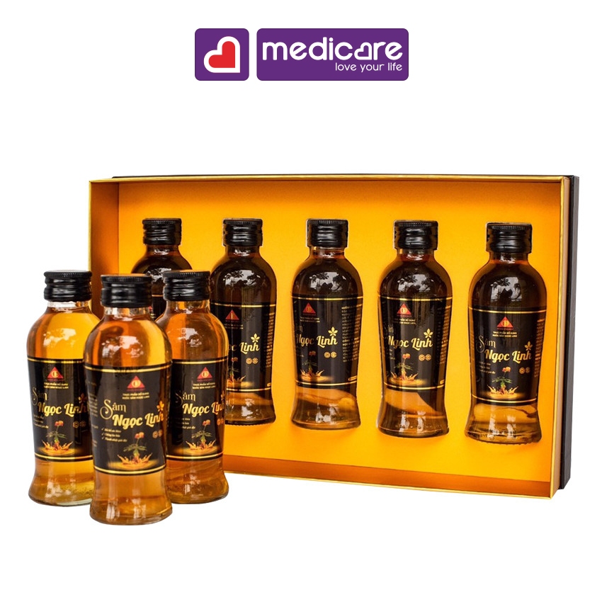 Dịch chiết Sâm Ngọc Linh TRUONG SINH GROUP giúp bồi bổ tăng cường sức khỏe hộp 5 chai