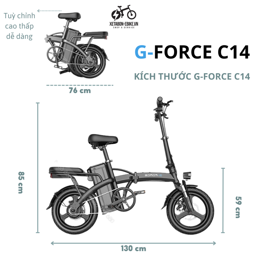 Xe đạp điện G-Force C14
