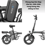 Xe đạp điện trợ lực G-Force C14 gấp gọn bỏ cốp tiện lợi. Xe đạp trợ lực  động cơ 400w. BH 12 Tháng — ảnh 7