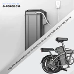 Xe đạp điện trợ lực G-Force C14 gấp gọn bỏ cốp tiện lợi. Xe đạp trợ lực  động cơ 400w. BH 12 Tháng — ảnh 8