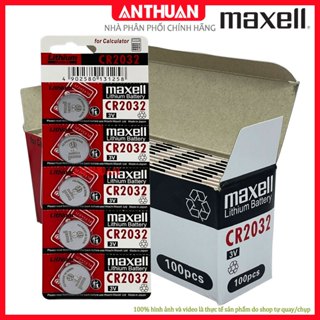 Pin CMOS Maxell CR2032 H 3V Lithium cho smartkey