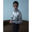 Áo sơ mi lụa xám bóng - LIGHT GREY SHIRT THUNDEROUS