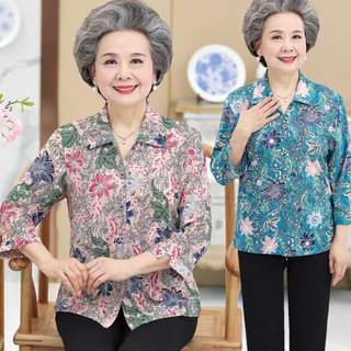 áo cho người lớn tuổi nữ  ，áo cho ，bà，áo niên cho mẹ u60